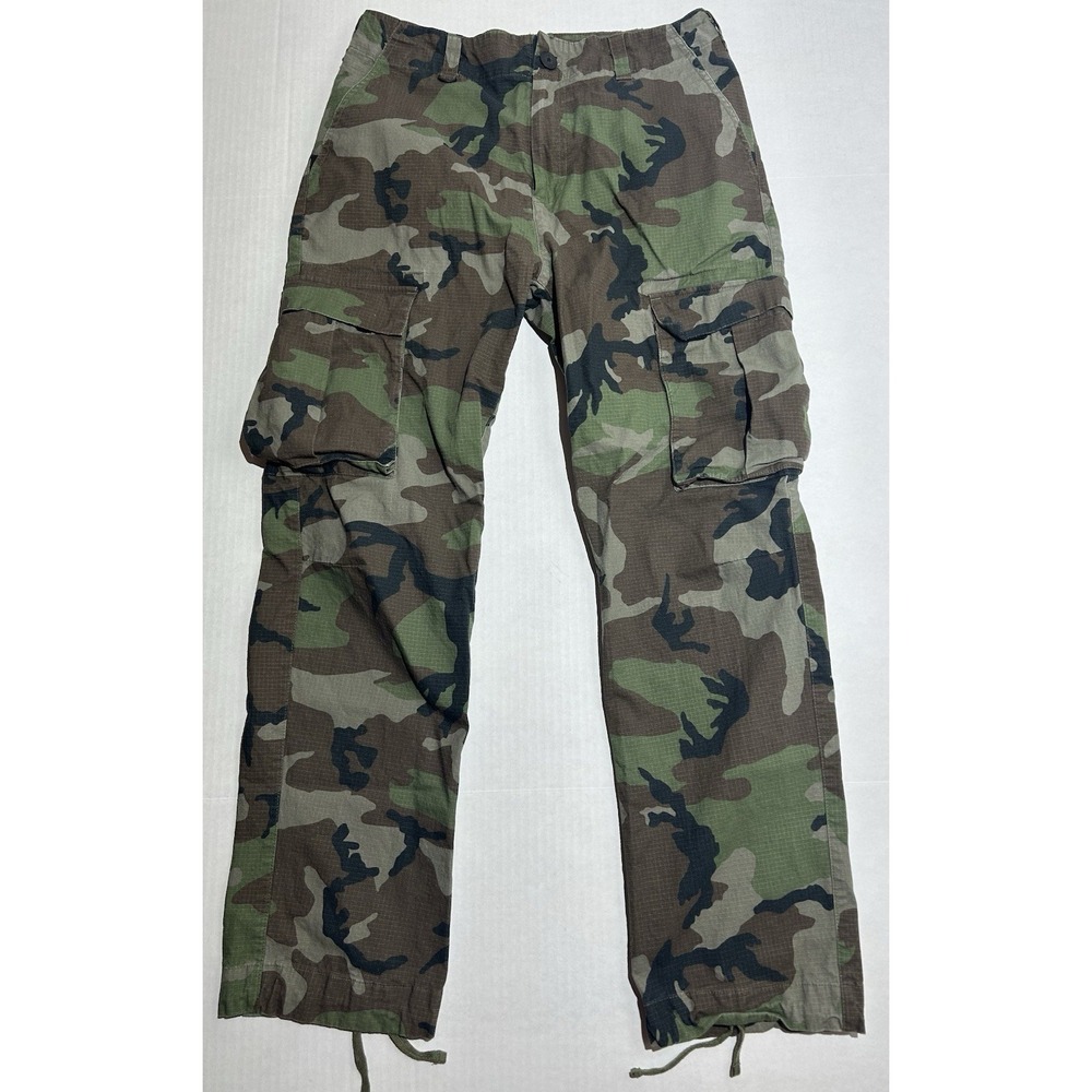 Nike SB Mens Flex FTM Camo Ripstop Cargo Pants Size Medium Baggy Loose Fit 30x30